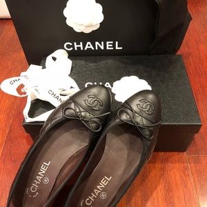 Chanel Quilted Ballerina Flats